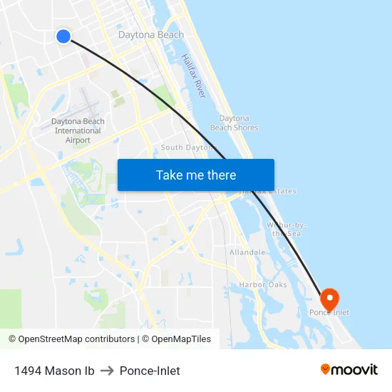 1494 Mason Ib to Ponce-Inlet map