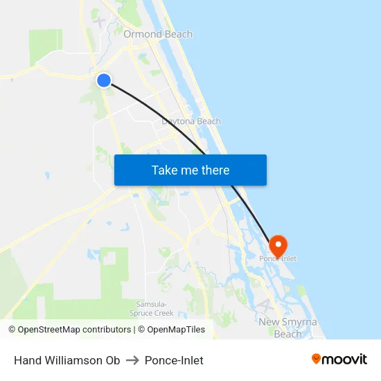 Hand  Williamson Ob to Ponce-Inlet map