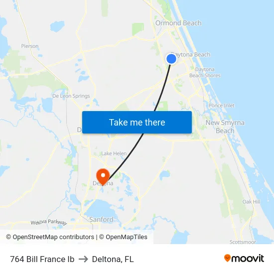 764 Bill France Ib to Deltona, FL map