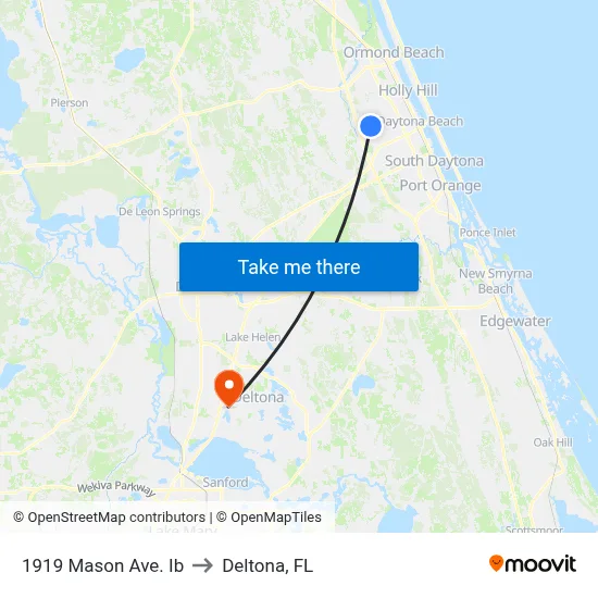 1919 Mason Ave. Ib to Deltona, FL map