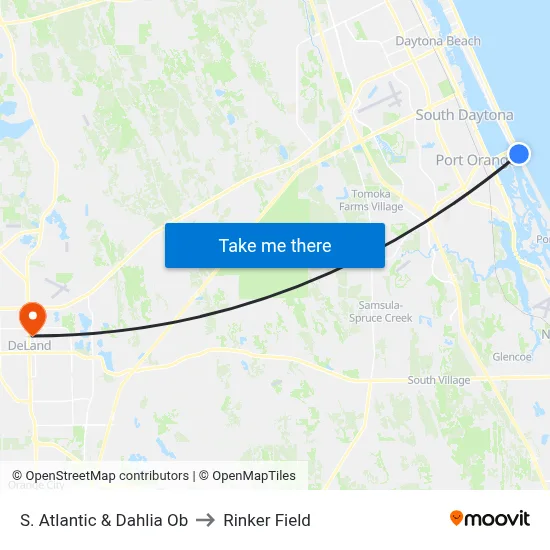 S. Atlantic & Dahlia Ob to Rinker Field map
