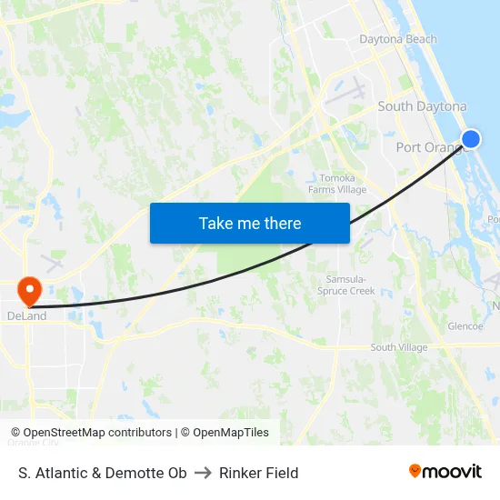 S. Atlantic & Demotte Ob to Rinker Field map