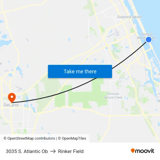 3035 S. Atlantic Ob to Rinker Field map