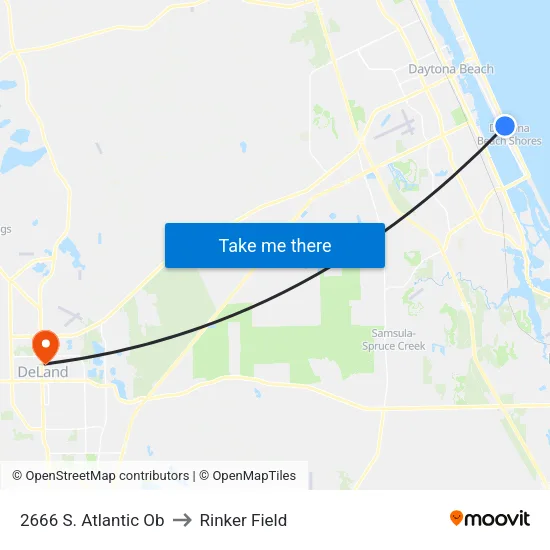 2666 S. Atlantic Ob to Rinker Field map
