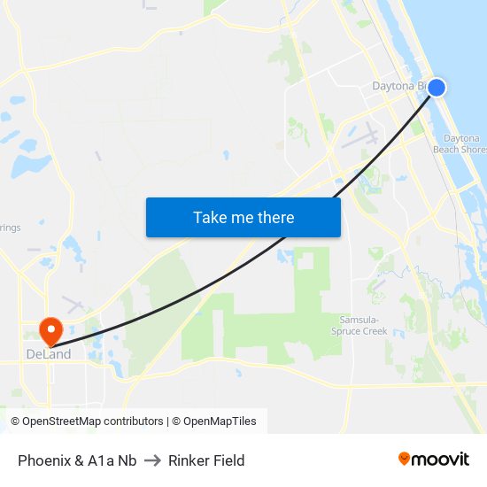 Phoenix & A1a  Nb to Rinker Field map