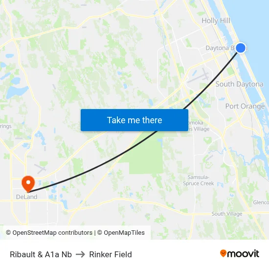 Ribault & A1a  Nb to Rinker Field map