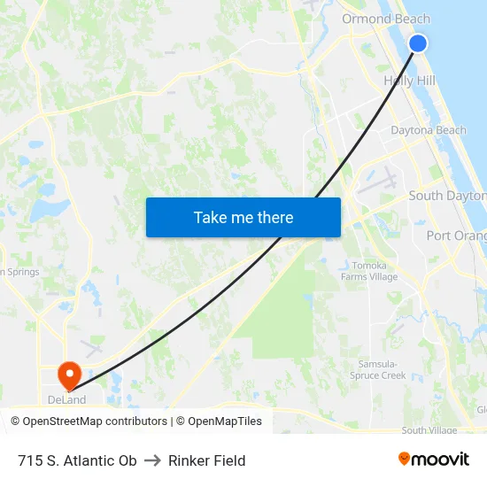 715 S. Atlantic Ob to Rinker Field map