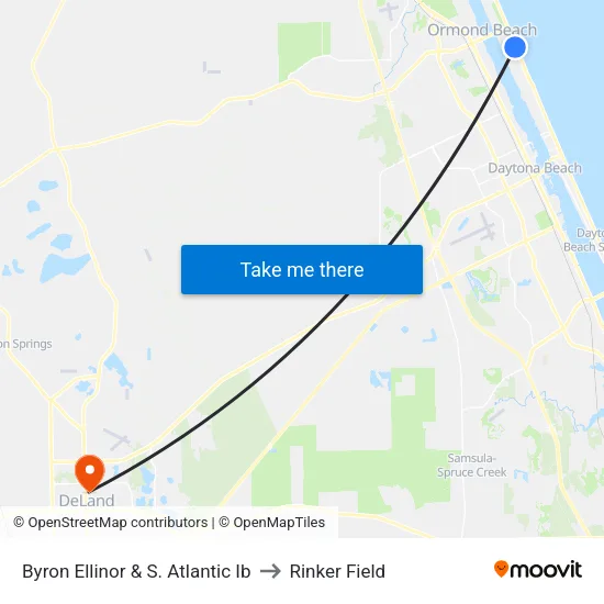 Byron Ellinor & S. Atlantic Ib to Rinker Field map