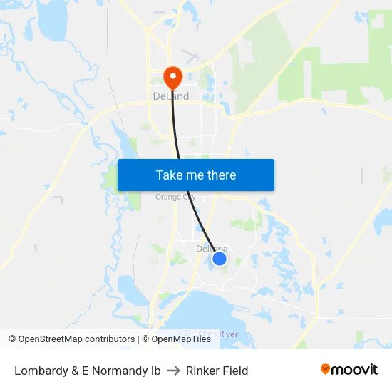 Lombardy & E Normandy Ib to Rinker Field map