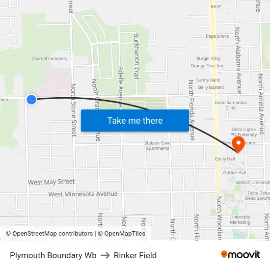 Plymouth  Boundary  Wb to Rinker Field map