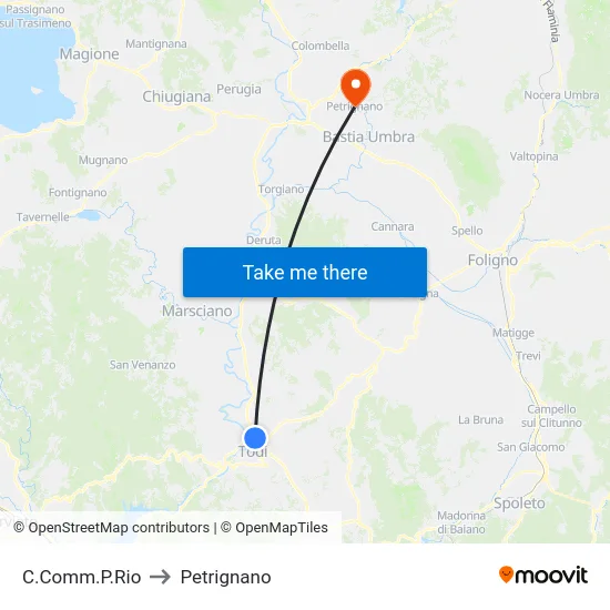 C.Comm.P.Rio to Petrignano map
