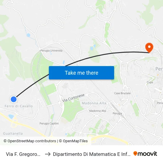 F. Gregorovius Street 2 to Department of Mathematics and Computer Science map