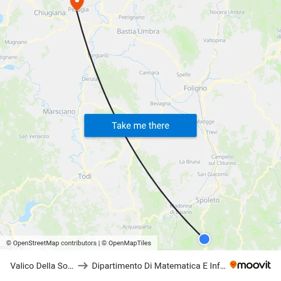 Valico Della Somma to Dipartimento Di Matematica E Informatica map