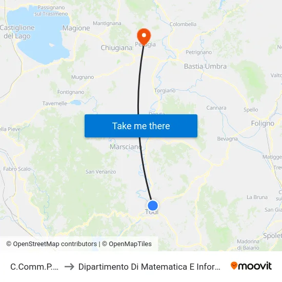 C.Comm.P.Rio to Dipartimento Di Matematica E Informatica map