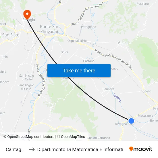 Cantagalli to Dipartimento Di Matematica E Informatica map