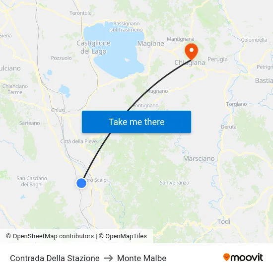 Station District to Monte Malbe map