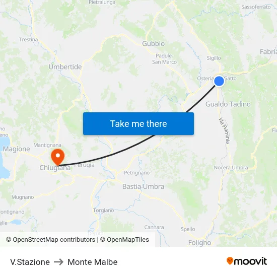 Station Street to Monte Malbe map