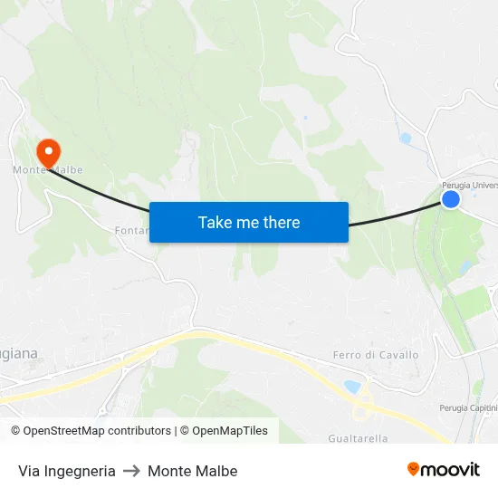 Engineering Street to Monte Malbe map