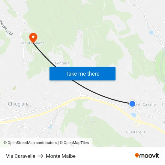Caravelle Street to Monte Malbe map