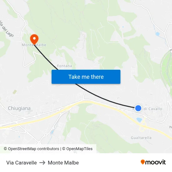 Caravelle Street to Monte Malbe map