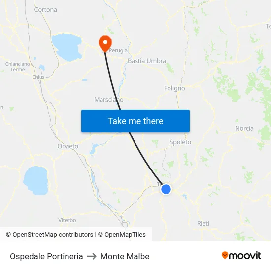 Hospital Entrance to Monte Malbe map