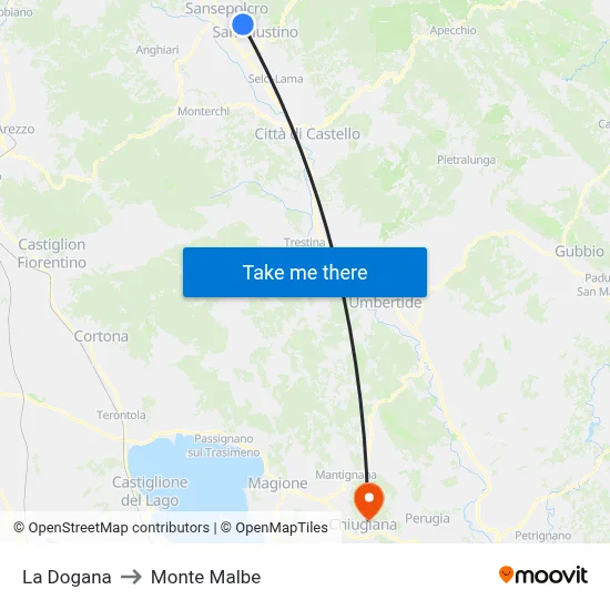 Customs House to Monte Malbe map