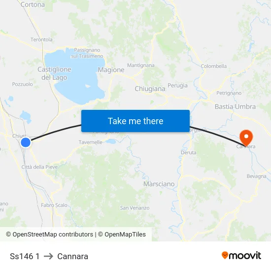 Ss146 1 to Cannara map