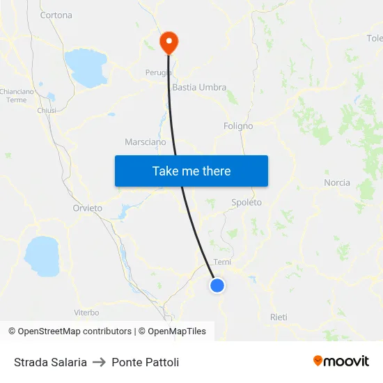 Salaria Road to Pattoli Bridge map