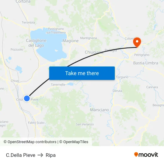 C.Della Pieve to Ripa map