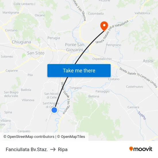 Fanciullata Bv.Staz. to Ripa map