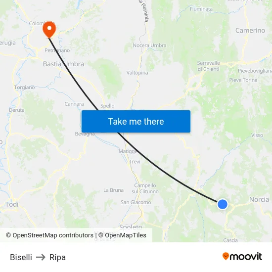 Biselli to Ripa map