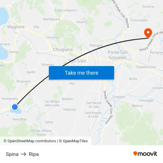 Spina to Ripa map