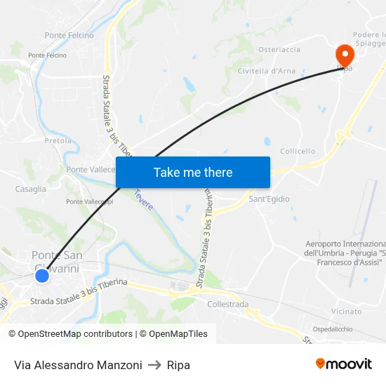 Alessandro Manzoni Street to Ripa map