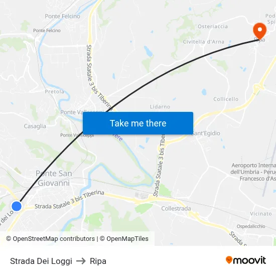 Loggi Road to Ripa map