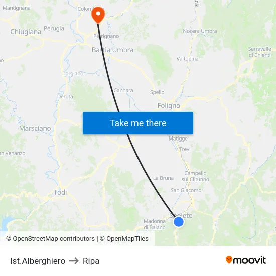 Ist.Alberghiero to Ripa map