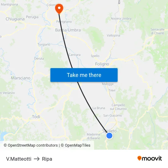 V.Matteotti to Ripa map