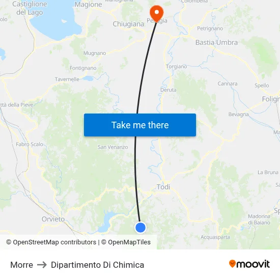 Morre to Chemistry Department map
