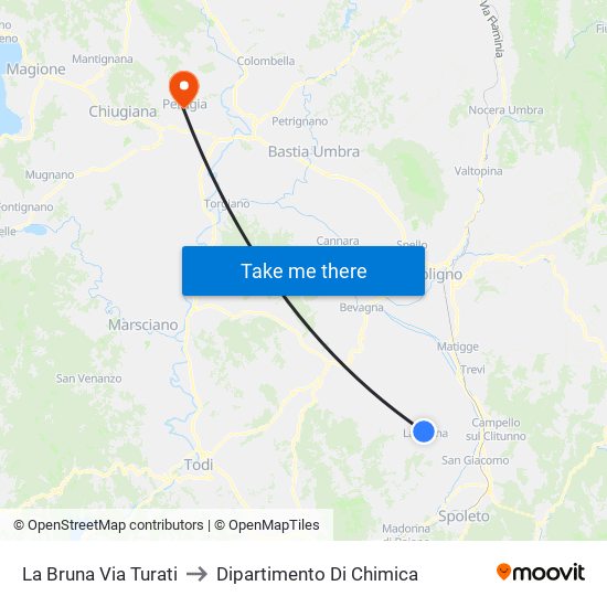 La Bruna Via Turati to Dipartimento Di Chimica map