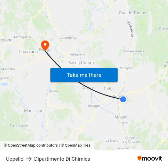Uppello to Dipartimento Di Chimica map