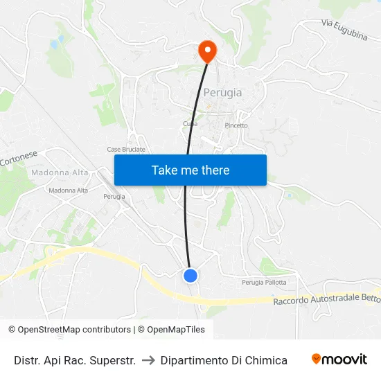 Api Gas Station Superhighway to Chemistry Department map