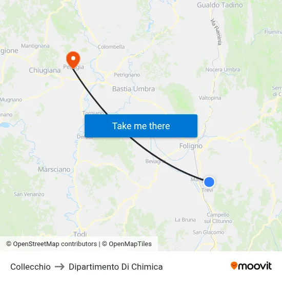 Collecchio to Dipartimento Di Chimica map