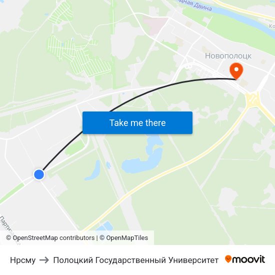Нрсму to Полоцкий Государственный Университет map