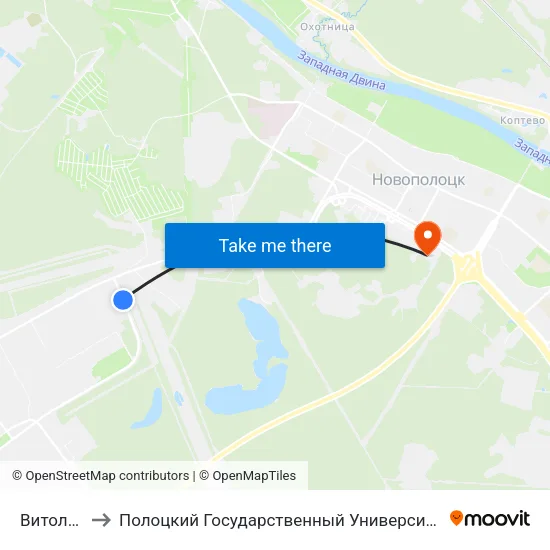 Витолит to Полоцкий Государственный Университет map