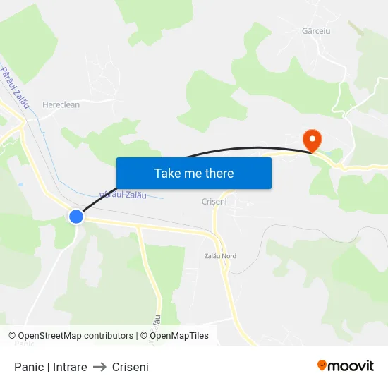 Panic | Intrare to Criseni map