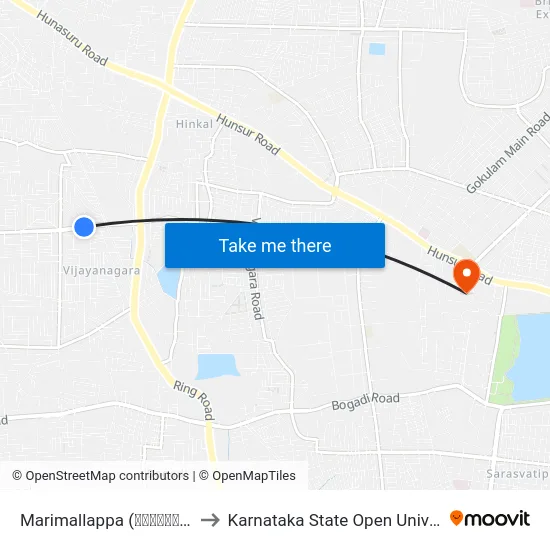 Marimallappa (ಮರಿಮಲ್ಲಪ್ಪ) to Karnataka State Open University map