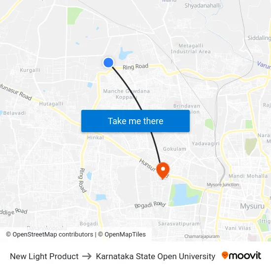 New Light Product to Karnataka State Open University map