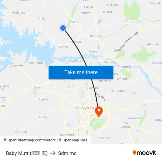 Baby Mutt (ಬೇಬಿ ಮಠ) to Sdmimd map