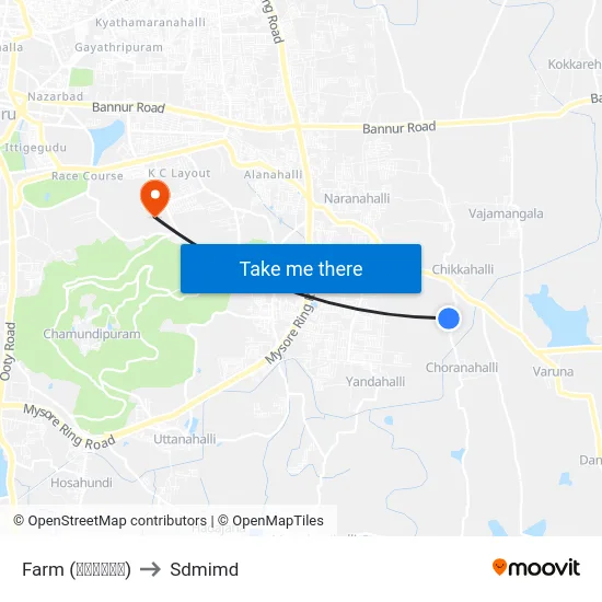 Farm (ಫಾರ್ಮ್‌) to Sdmimd map
