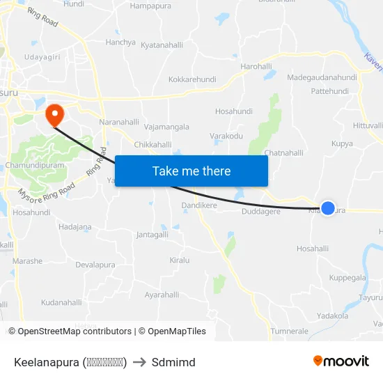 Keelanapura (ಕೀಲನಪುರ) to Sdmimd map