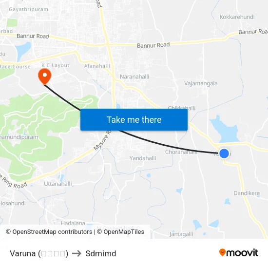 Varuna (ವರುಣ) to Sdmimd map